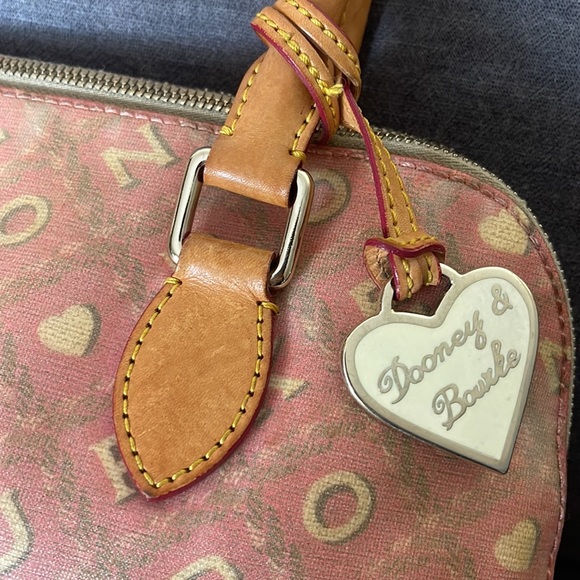 Dooney & Bourke Handbag Purse Dome Style RARE Pattern AUTHENTIC Y2K VTG - Picture 6 of 13